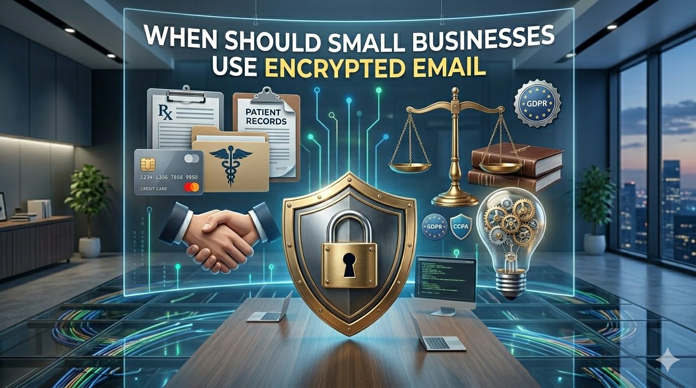 small businesses use encrypted email